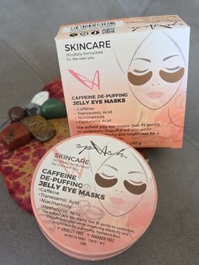 LA Splash Caffeine De-Puffing Jelly Eye Masks. NIB.